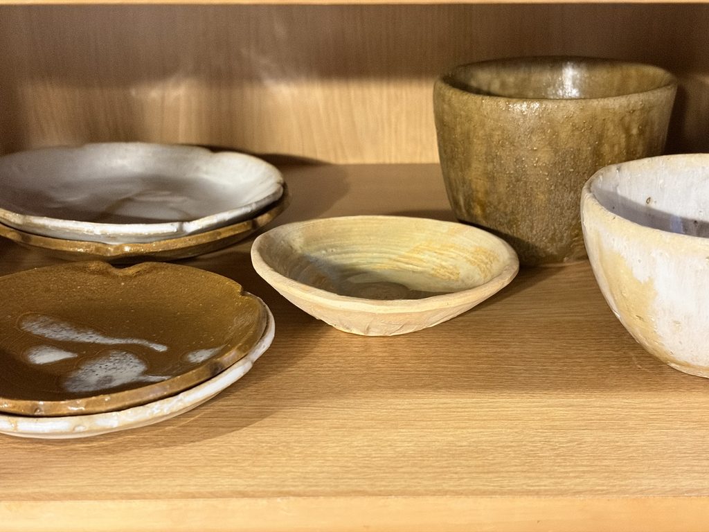 陶芸で作った器